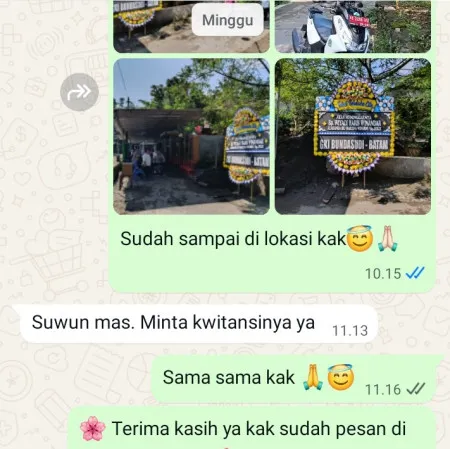Pengiriman Papan Bunga Duka Cilamayahilir Blanakan
